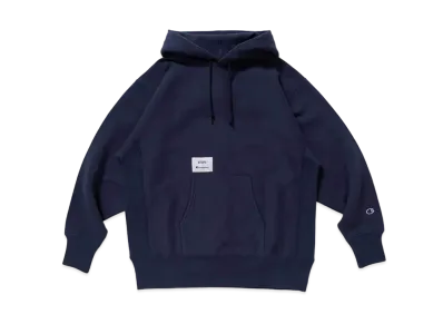 Wtaps × Champion Reverse Weave Hooded Sweatshirt "Navy"