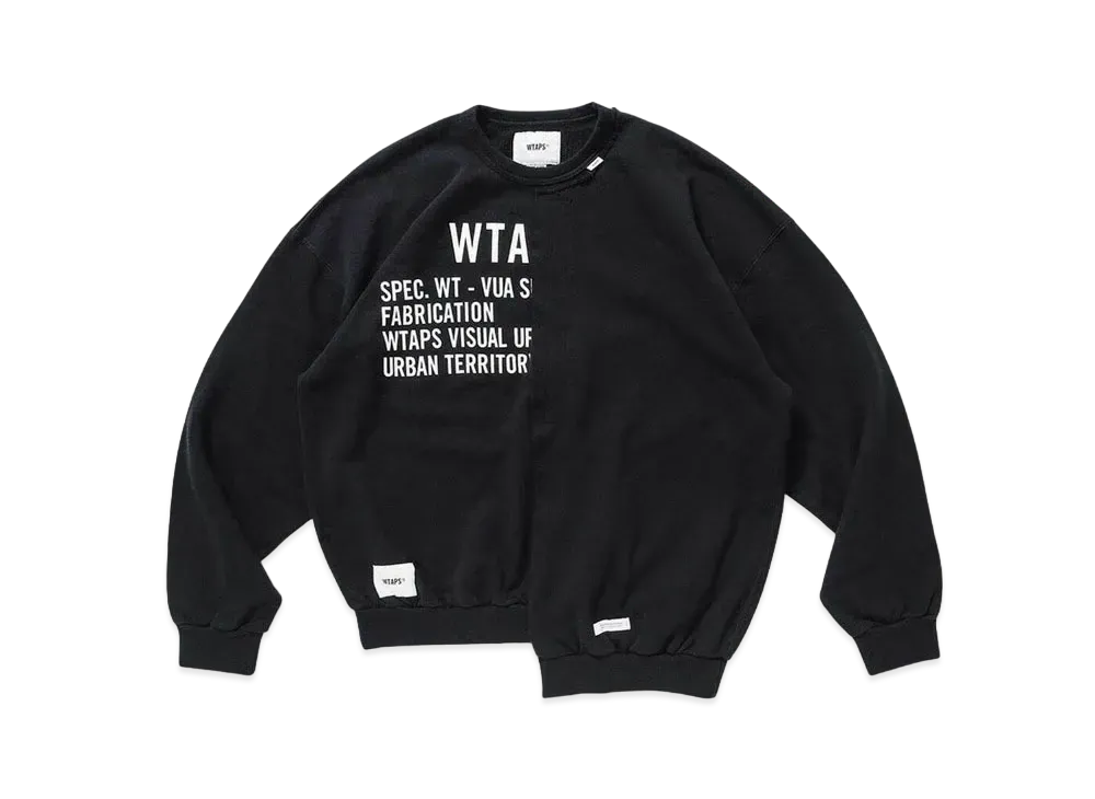 ダブルタップ スラグス クルー ネック コットン "ブラック"