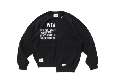 Wtaps × Rags Crew Neck Cotton "Black"