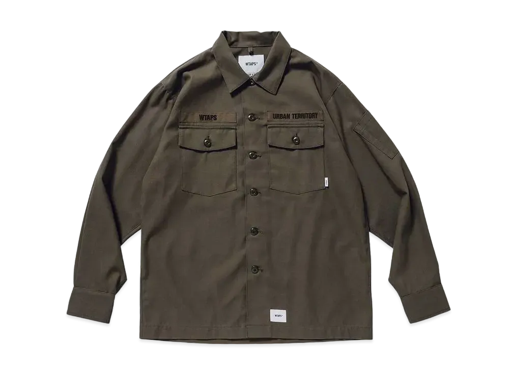 Wtaps Buds LS Cotton Twill "Olive"