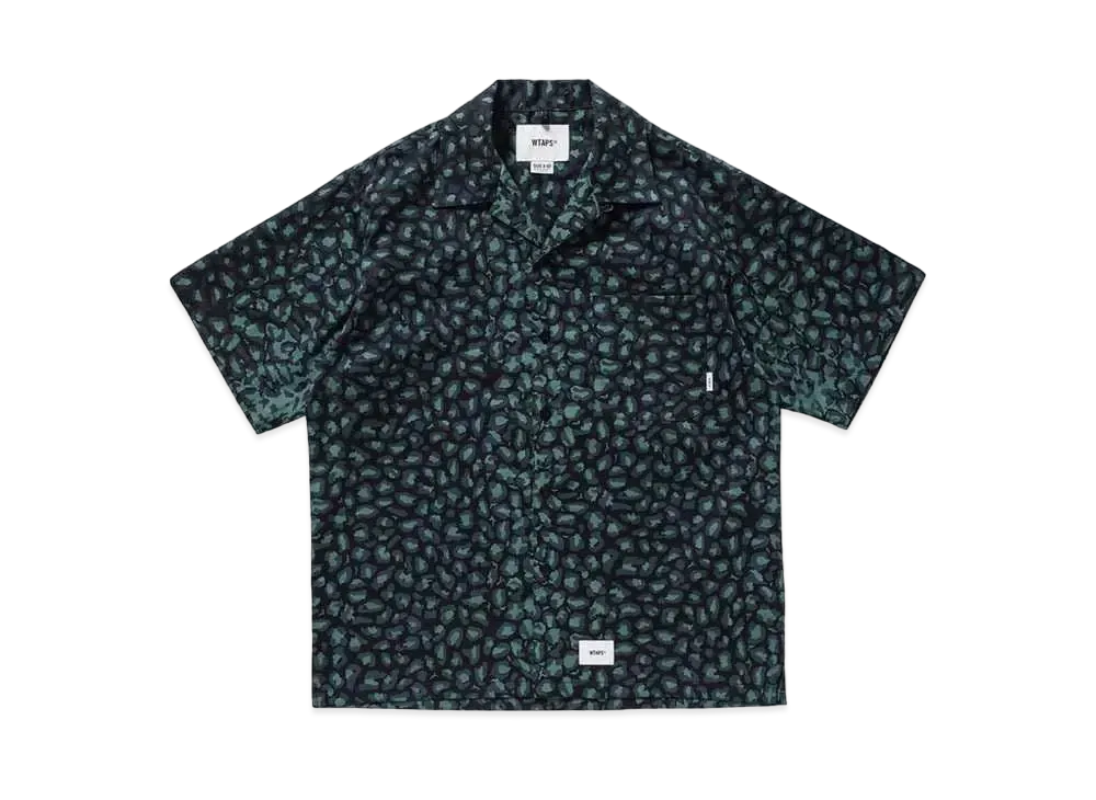 Wtaps Night Vision SS Cotton Satin Camo "Black"