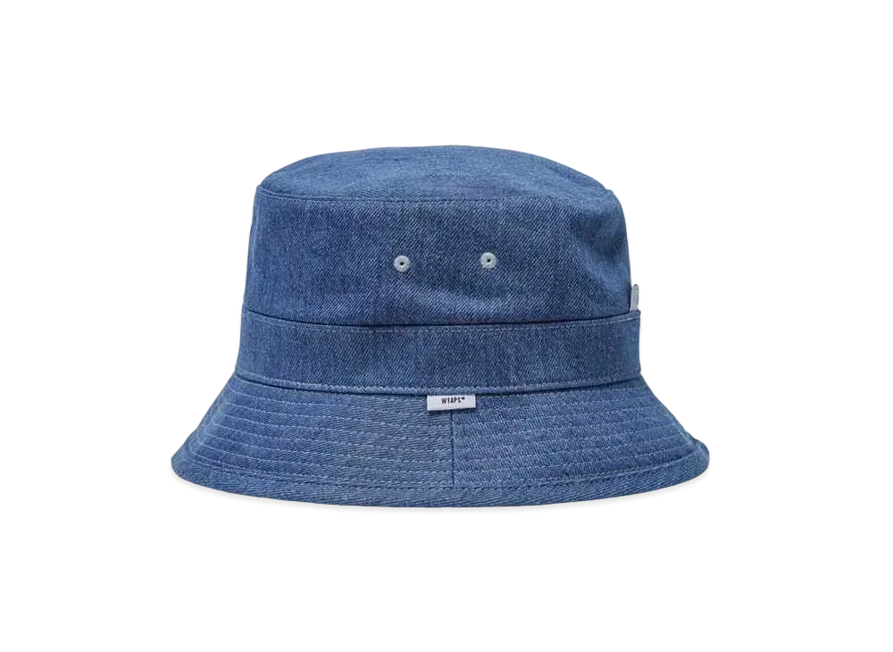 【新品未使用】WTAPS デニム バケットハット インディゴ F Wtaps Bucket 01 Hat Cotton Denim 