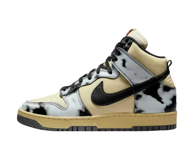 ナイキ ダンク ハイ "ブラック アシッドウォッシュ"
