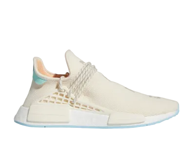 N.E.R.D × adidas NMD HU "Chalk White/Grow Orange/Clear Mint"