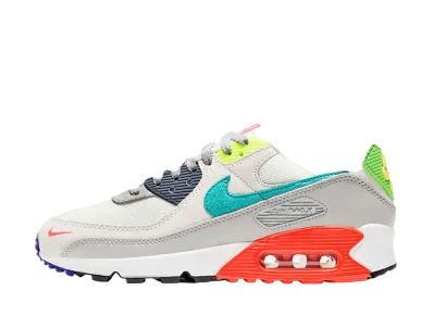 NIKE Women's AIR MAX 90 "TV COLOR BARS"
