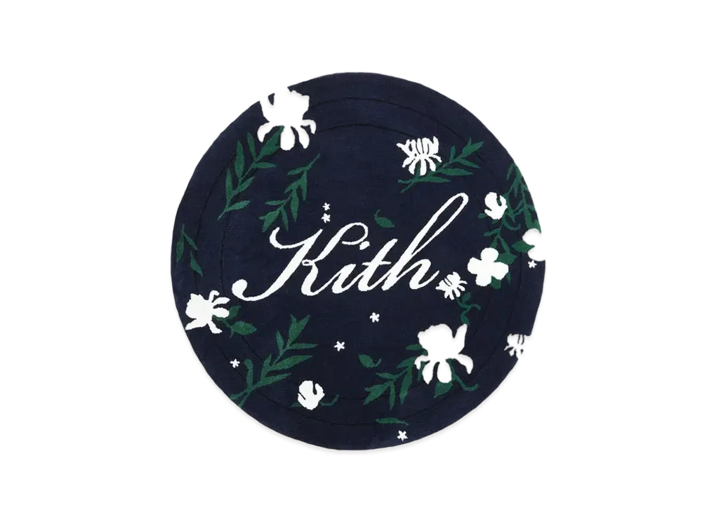 キス サマー フローラル スクリプト ラグ"ノクターナル" 