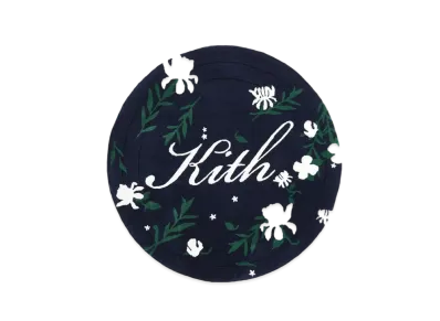 Kith Summer Floral Script Rug "Nocturnal"