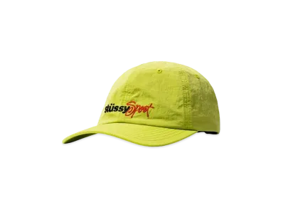 Stussy WASHED NYLON SPORTS CAP "Lime"