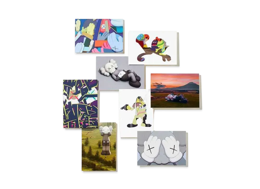 KAWS Postcard 8 Set