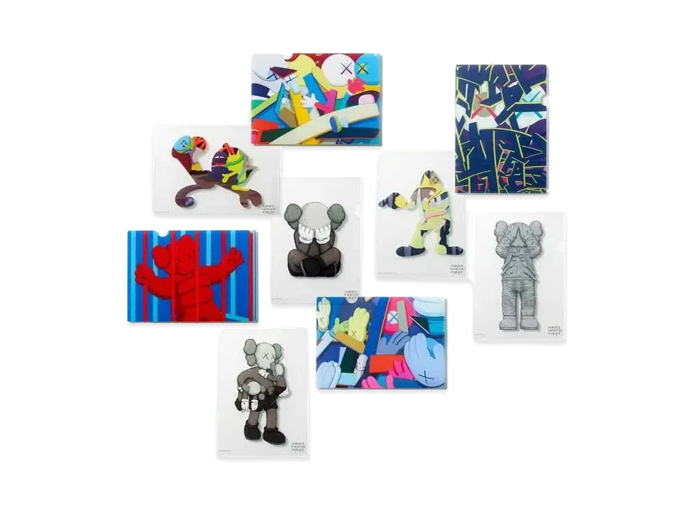 KAWS Clear File 9 Set
