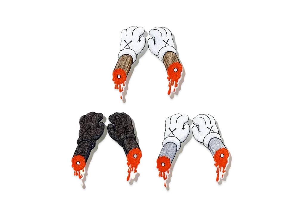 KAWS Wappen HANDS 6 Set