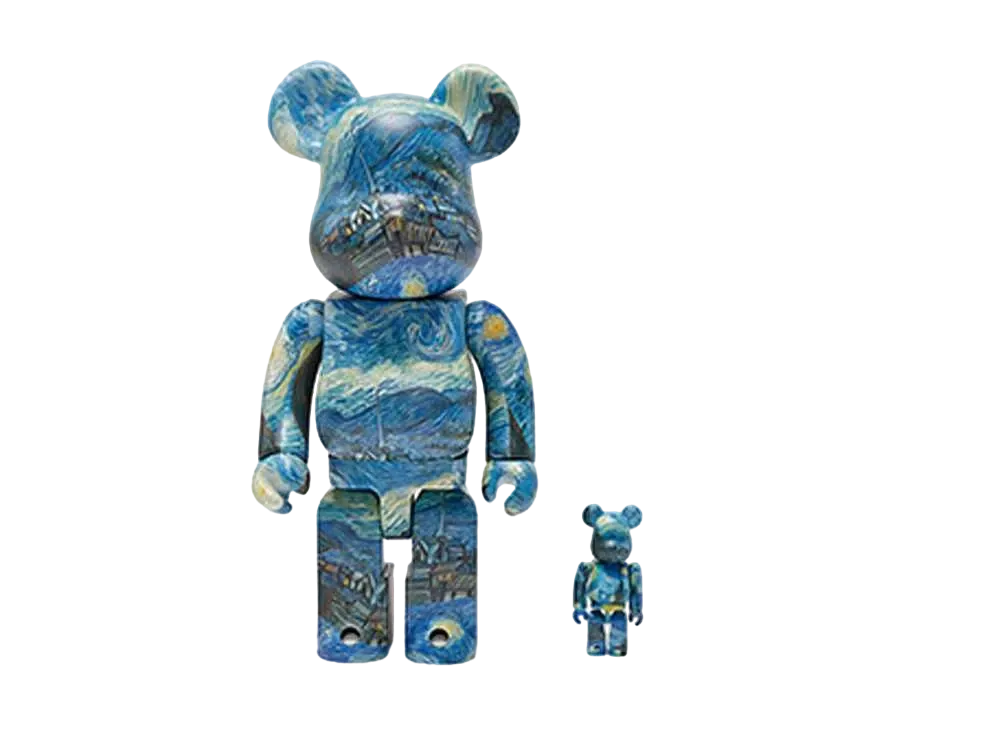 Bearbrick Vincent van Gogh The Starry Night 100% & 400%