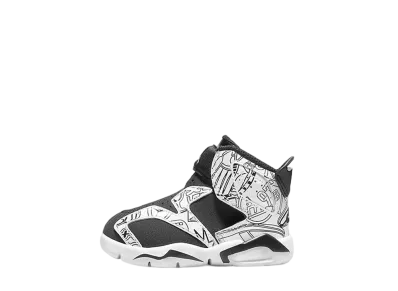 Nike TD Air Jordan 6 Retro LTLFEX SE "Black/White"