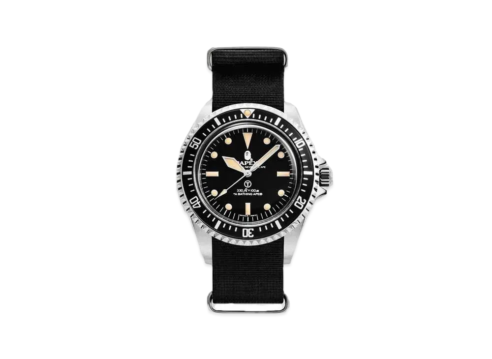 A BATHING APE CLASSIC TYPE 1 BAPEX NATO "Black"