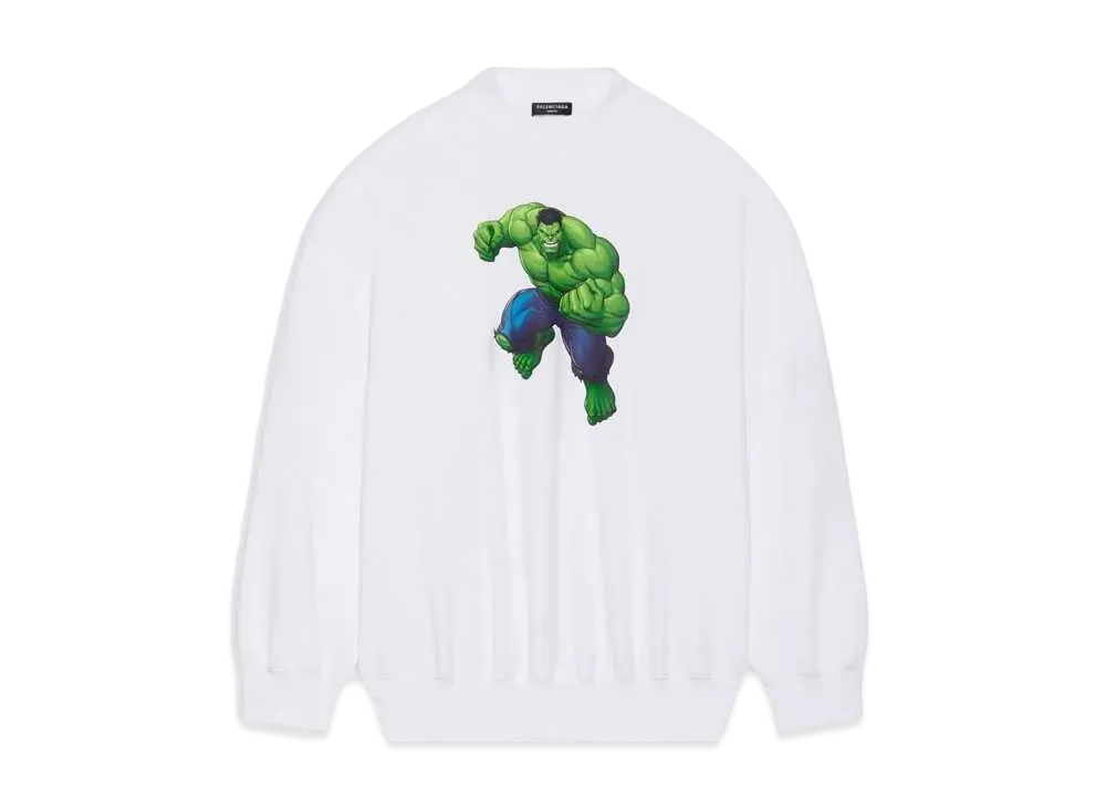 Balenciaga HULK 2021MARVEL CREW NECK "White"