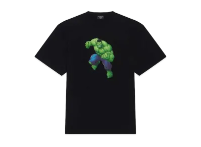 Balenciaga HULK 2021MARVEL MEDIUM FIT T-SHIRT "Black"