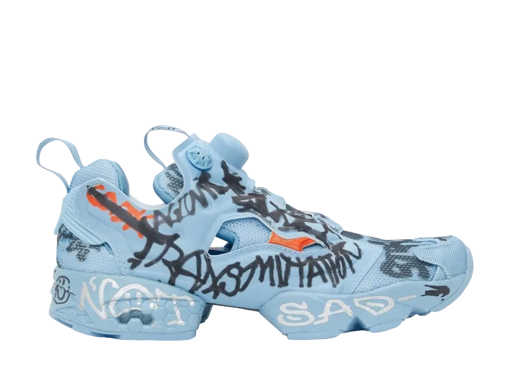 ヴェトモン × リーボック インスタポンプ フューリー "ブルー グラフィティ"