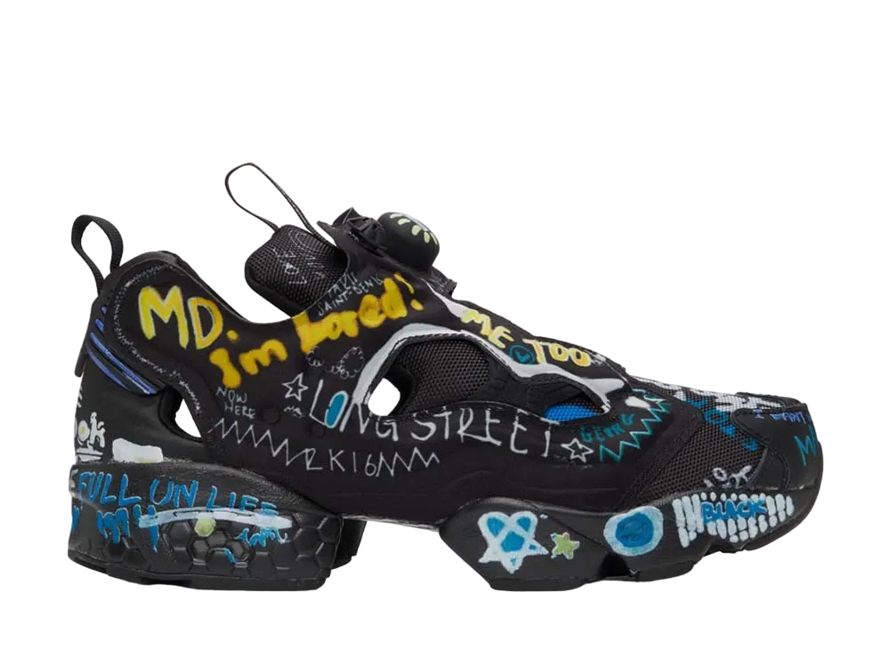 ヴェトモン × リーボック インスタポンプ フューリー "ブラック グラフィティ"