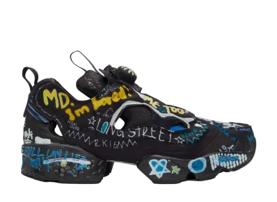 VETEMENTS × REEBOK INSTAPUMP FURY " BLACK GRAFFITI"