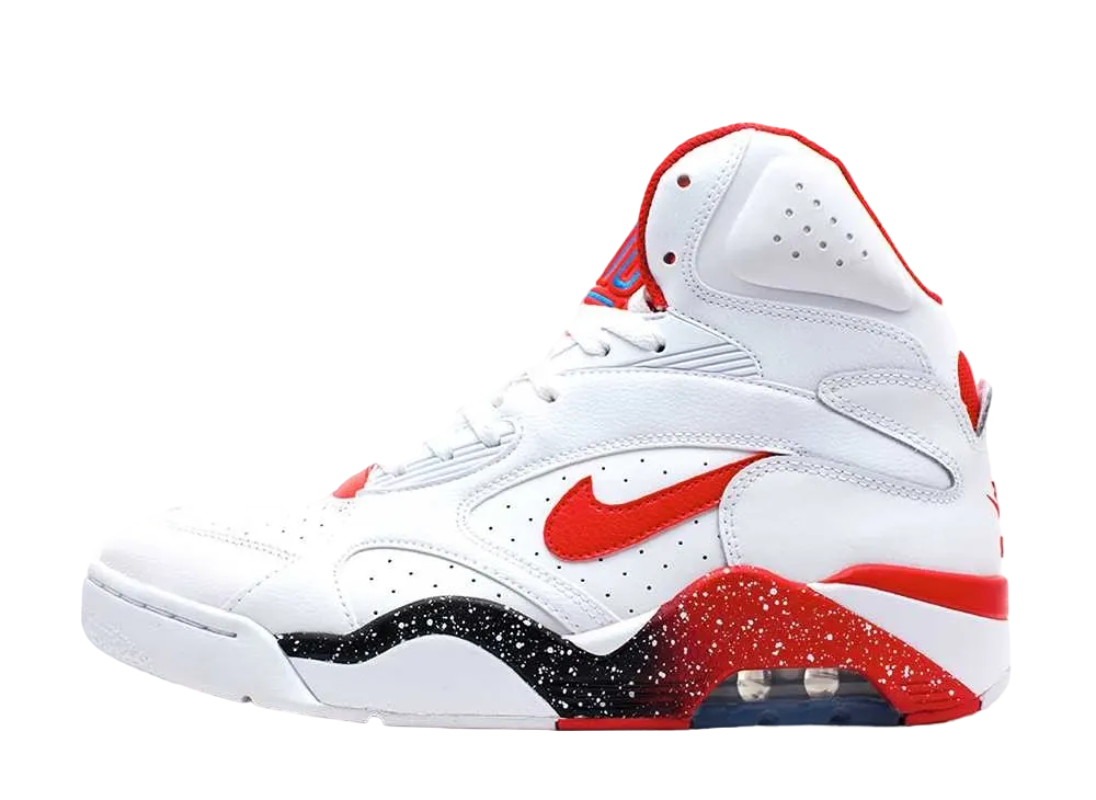 ナイキ エアフォース180 "ホワイト/ハイパーレッド-フォトブルー"