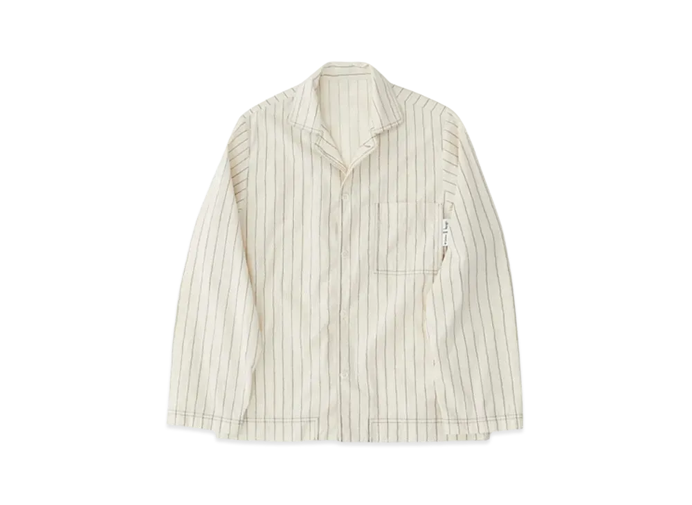 Stussy TEKLA POPLIN PYJAMA SHIRT "Hand Drawn Stripes"