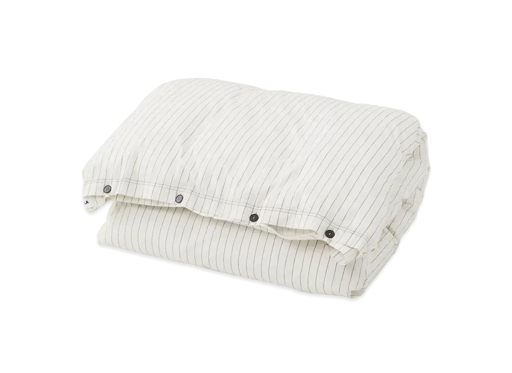 Stussy TEKLA PERCALE DUVET COVER QUEEN "Hand Drawn Stripes"