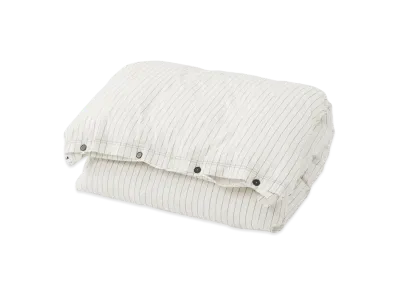 Stussy TEKLA PERCALE DUVET COVER QUEEN "Hand Drawn Stripes"