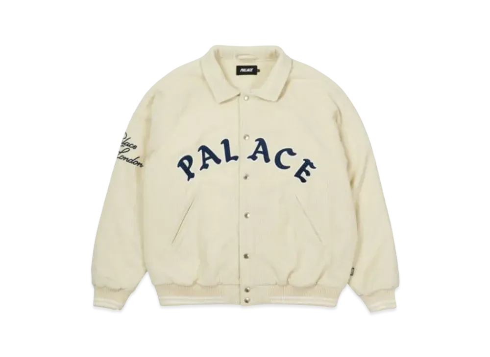 PALACE CORD BOMBER "White"
