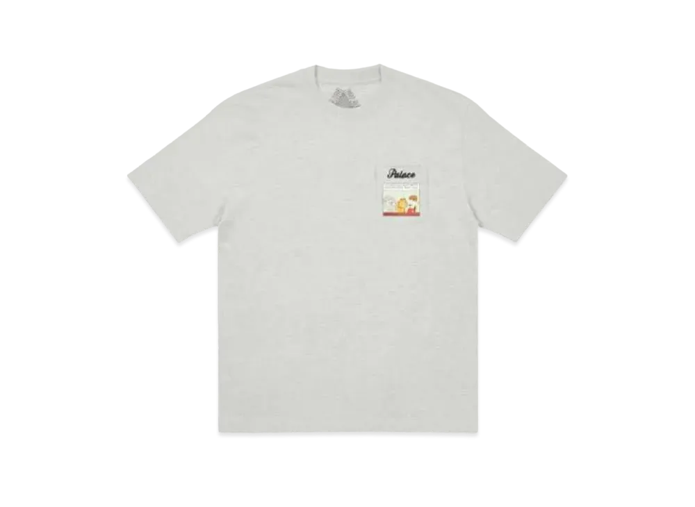 PALACE GARFIELD POCKET T-SHIRT "Grey"