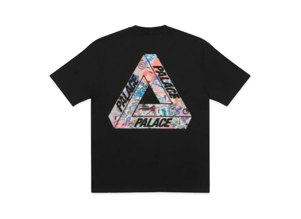 PALACE TRI-STICKER PACK T-SHIRT "Black"