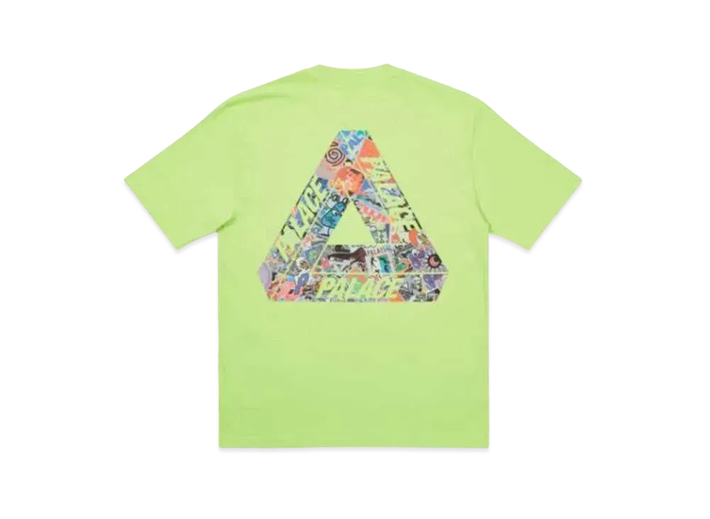 PALACE TRI-STICKER PACK T-SHIRT "Lighr Lime"