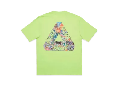 PALACE TRI-STICKER PACK T-SHIRT "Lighr Lime"