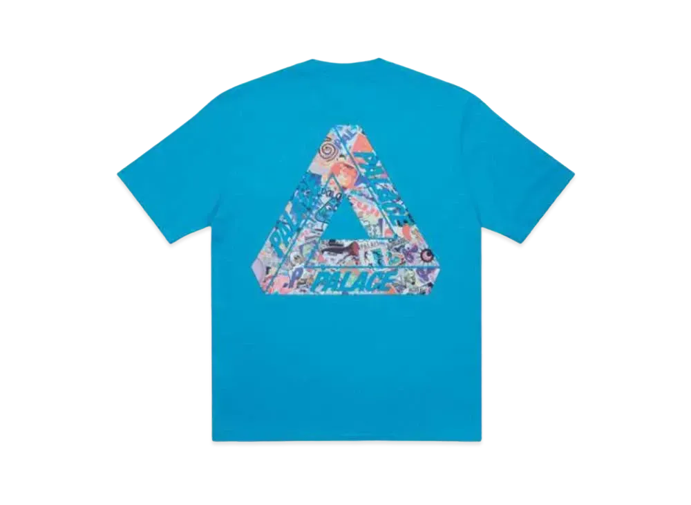 PALACE TRI-STICKER PACK T-SHIRT "Blue"