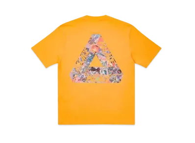 PALACE TRI-STICKER PACK T-SHIRT "Light Orange"