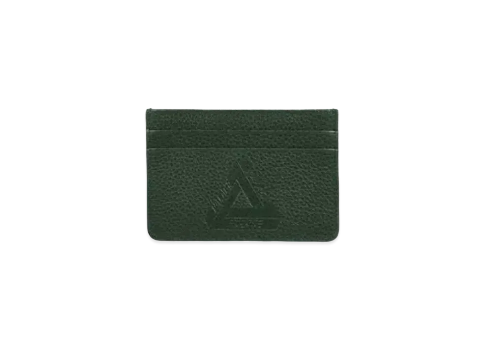 PALACE LEATHER CARD HOLDER "Green"