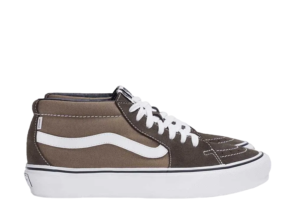 JJJJOUND × VANS SK8-MID "BROWN"