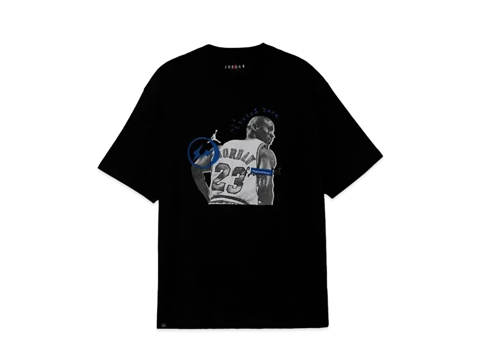 Air Jordan Travis Scott Fragment Tee "Black"