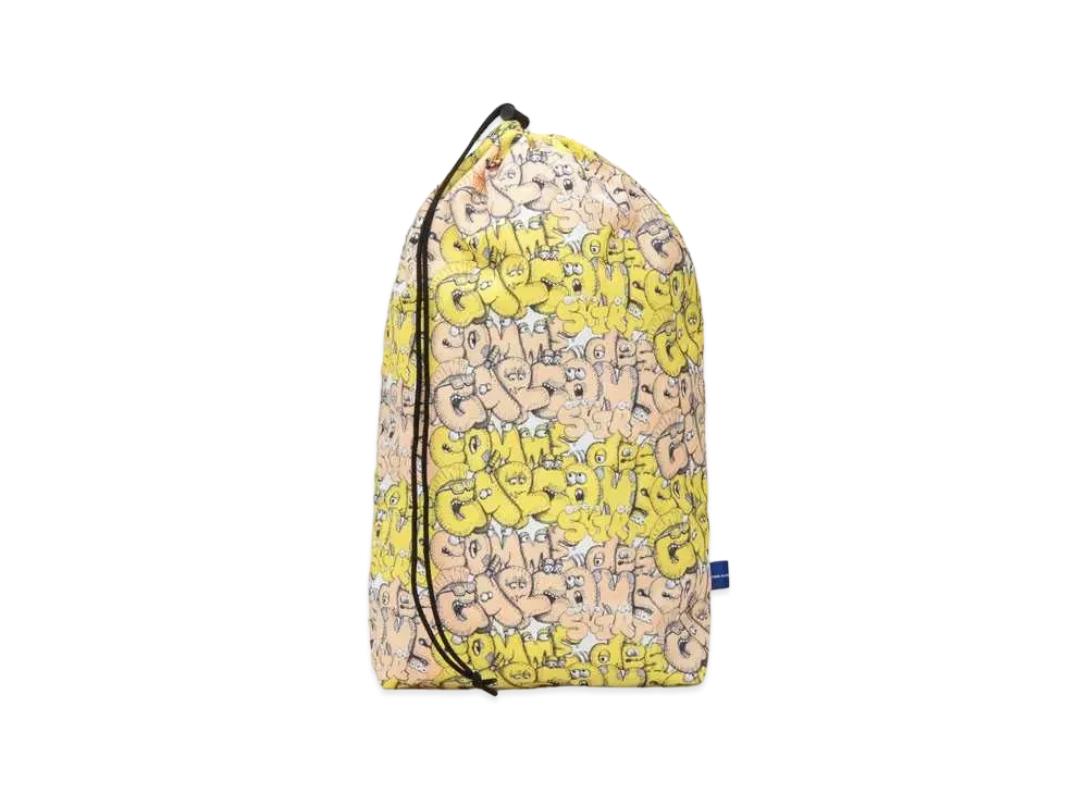CDG Shirt x Kaws Drawstring Bag "Yellow"