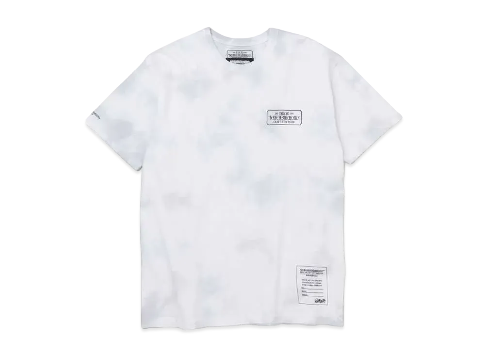 NEIGHBORHOOD DYE-1 / C-TEE . SS "White"