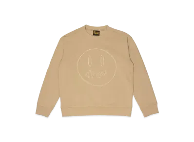 drew house sketch mascot crewneck "Khaki"