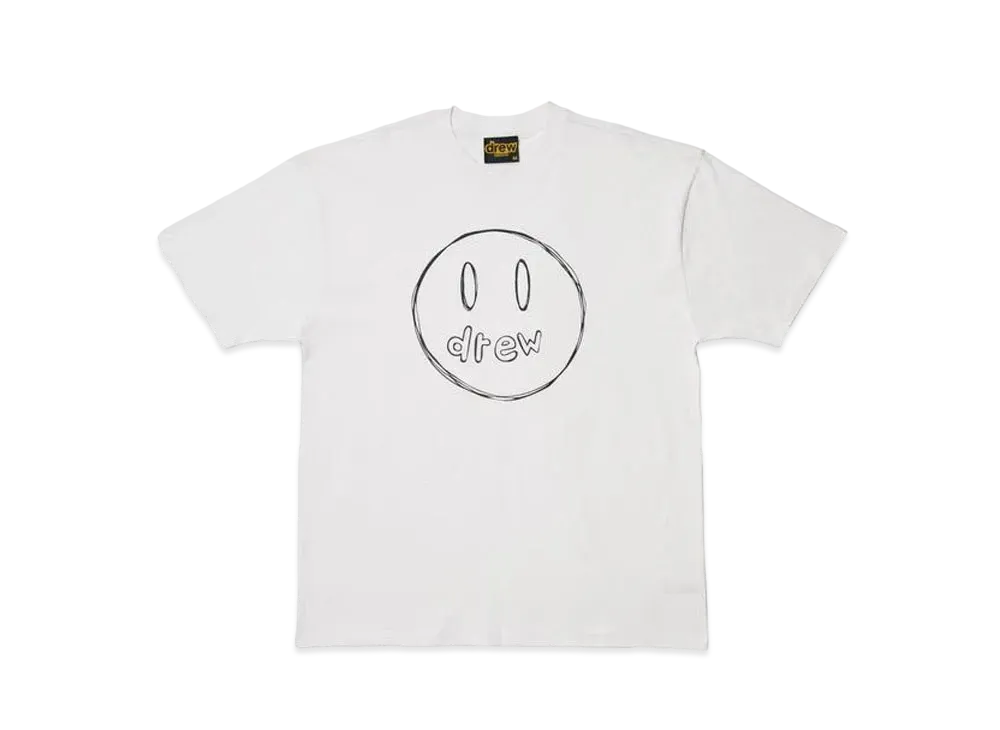 drew house sketch mascot ss tee "White"