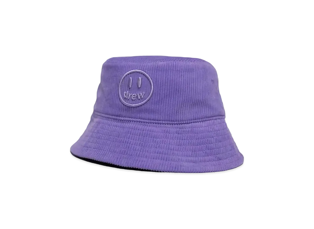 drew house corduroy bucket hat "Lavender"