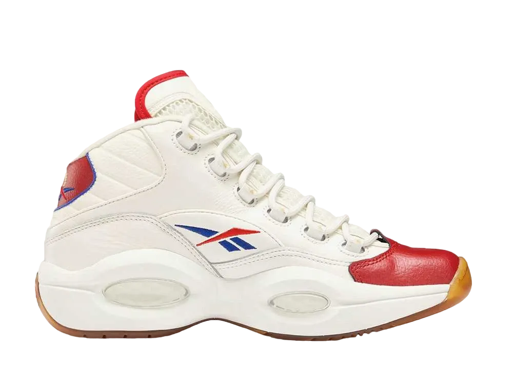 Reebok Question Mid "White/Red/Blue"