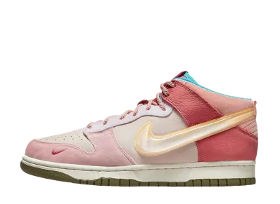 ソーシャル ステイタス × ナイキ ダンク ミッド "ストロベリー ミルク"