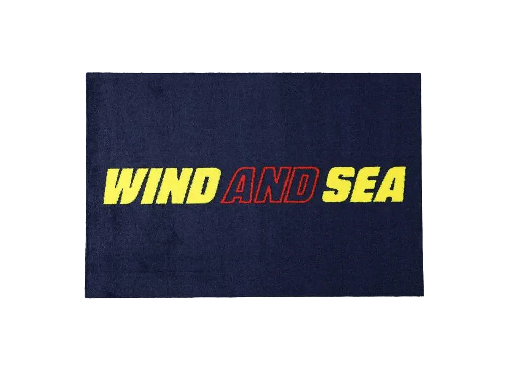 SNKRDUNK × WIND AND Sneaker Mat "Navy/Yellow"