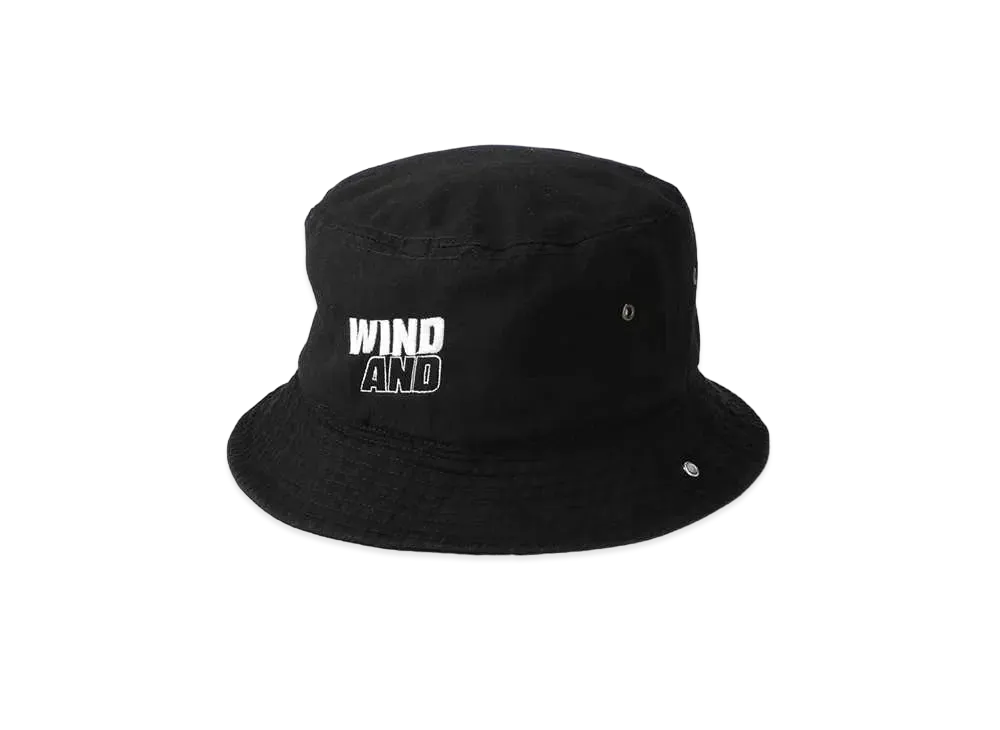 SNKRDUNK × WIND AND SEA Bucket Hat "Black/White"