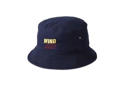 SNKRDUNK × WIND AND SEA Bucket Hat "Navy/Yellow"