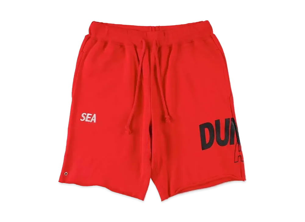 スニーカーダンク × ウィンダンシー スウェットショーツ DUNK "レッド/ブラック"