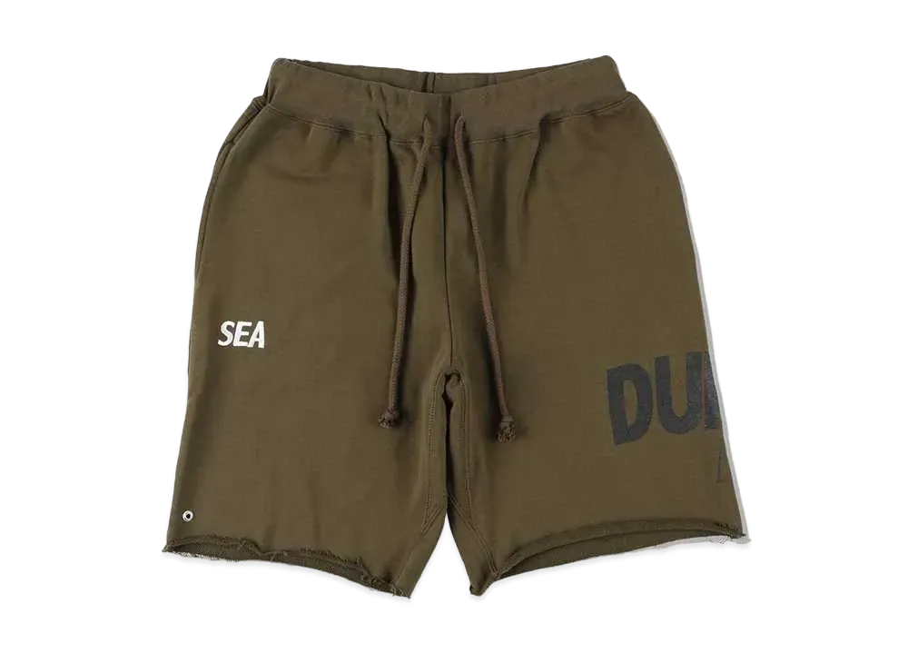 SNKRDUNK × WIND AND SEA Sweat Shorts DUNK "Khaki/Black"