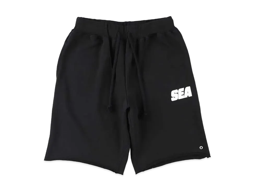 SNKRDUNK × WIND AND SEA Sweat Shorts SEA "Black/White"